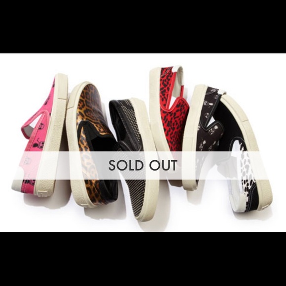 The Saint Laurent Paris sneaker Leopard  Slip-On Sneaker, Red size 36/6 - Picture 3 of 9